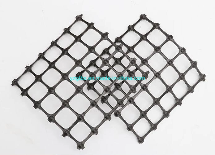 Plastic PP Geogrid Biaxial Geogrid for Road Railway Construction Reinforcement